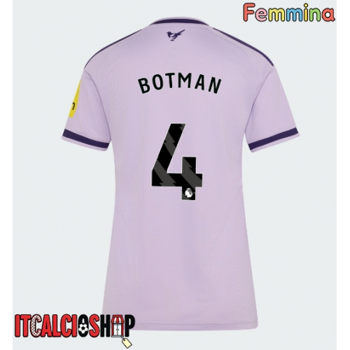 Newcastle United Sven Botman #4 Terza Maglia Femmina 2026-27 Manica Corta